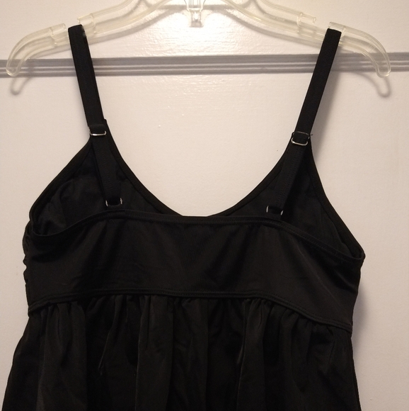 new without tags size S/M black High Waisted Peplum Tankini - Picture 4 of 12
